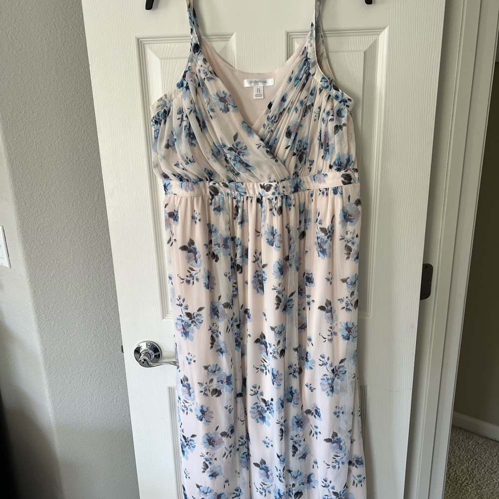 Motherhood Maternity floral maxi dress